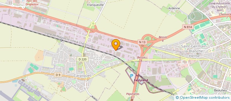 localisation de l'entreprise LARONCE HOLDING  CARPIQUET