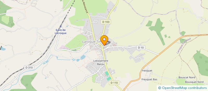 localisation de l'entreprise LAROQUE IMMOBILIER  LAROQUE-TIMBAUT