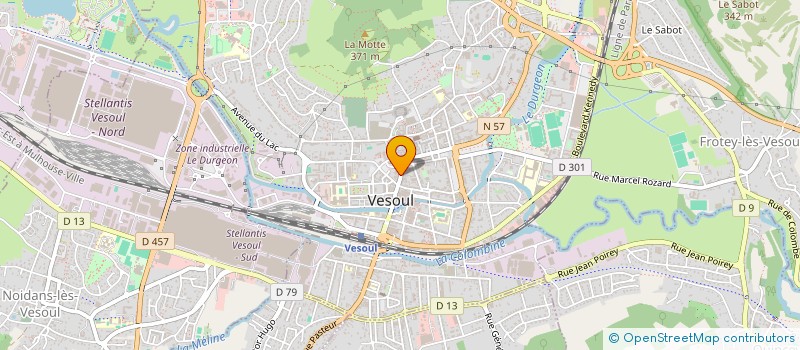 localisation de l'entreprise LAROS à VESOUL