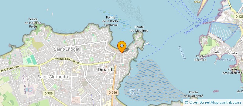 localisation de l'entreprise LAROSAFRIN à DINARD