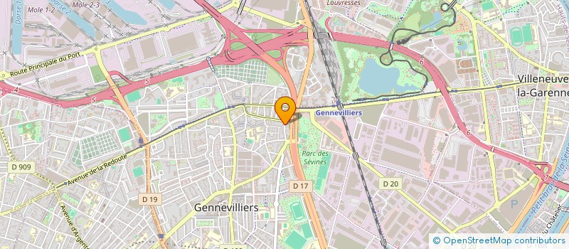 localisation de l'entreprise LAROSE à GENNEVILLIERS