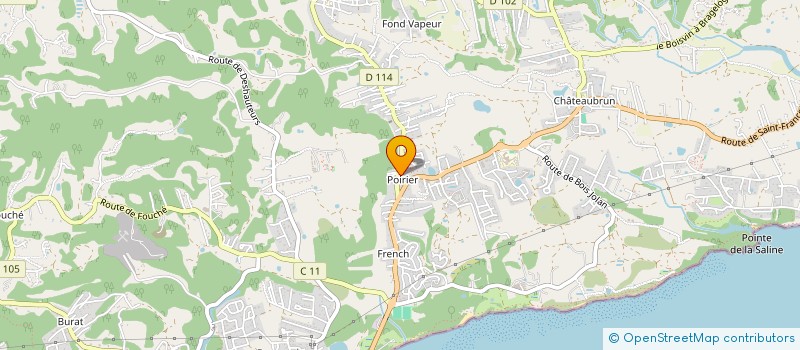 localisation de l'entreprise LAROSE  SAINTE-ANNE