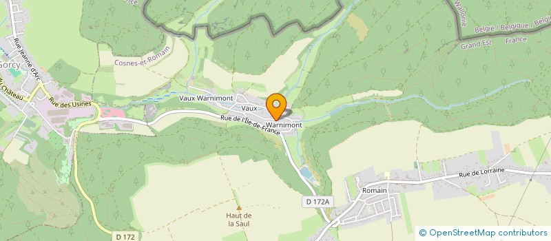 localisation de l'entreprise LAROSE ELECTRICITE  COSNES-ET-ROMAIN