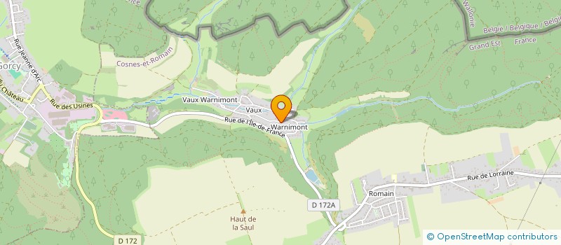 localisation de l'entreprise LAROSE PATRIMOINE  COSNES-ET-ROMAIN