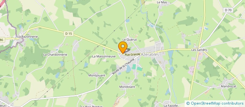 localisation de l'entreprise LAROSE SERGE SARL à AZERABLES