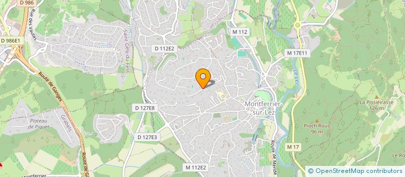 localisation de l'entreprise LAROSIERE à MONTFERRIER-SUR-LEZ