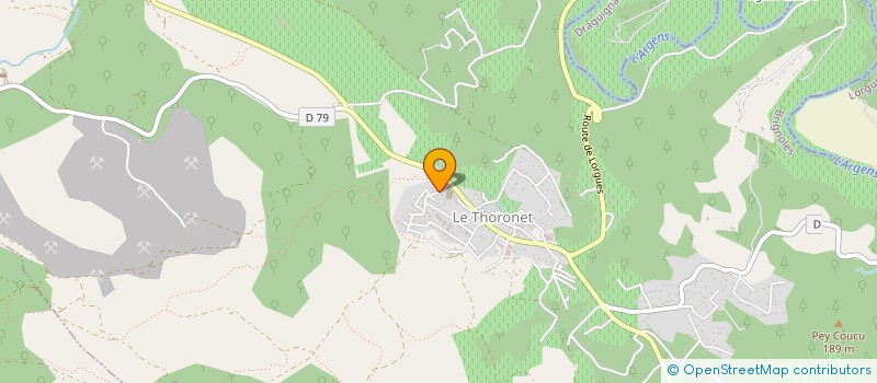 localisation de l'entreprise LAROSO  LE THORONET