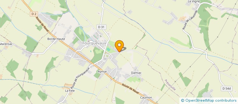 localisation de l'entreprise LAROUGEAUDE  FOURQUEVAUX