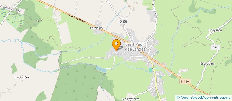 localisation de l'entreprise LAROUMES FILS à SAINT-PAUL-DES-LANDES