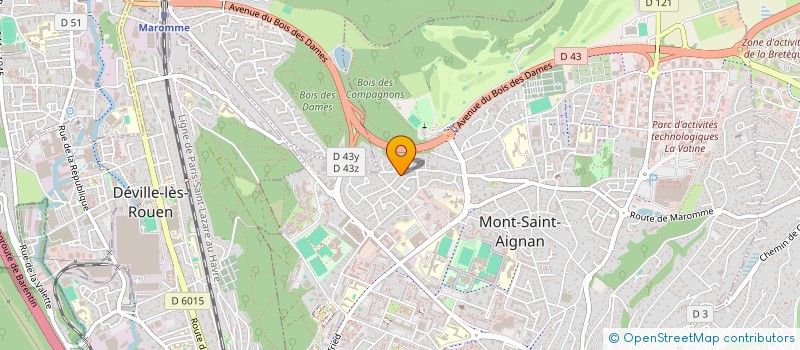 localisation de l'entreprise LAROUSS à MONT-SAINT-AIGNAN