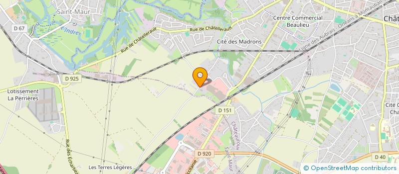 localisation de l'entreprise LAROUSSIA à CHATEAUROUX