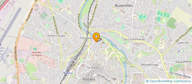 localisation de l'entreprise LAROUSTE - LABORATOIRE RADICAL ET OBLIQUE DES URGENCES EN SCIENCES DE LA TERRE à POITIERS