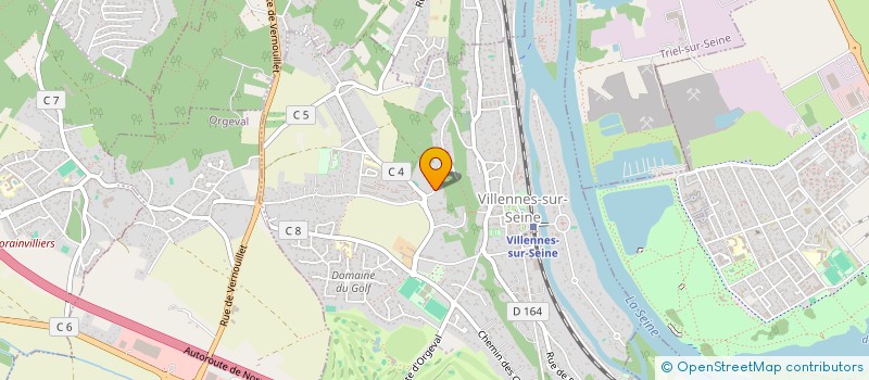 localisation de l'entreprise LAROVESO à VILLENNES-SUR-SEINE
