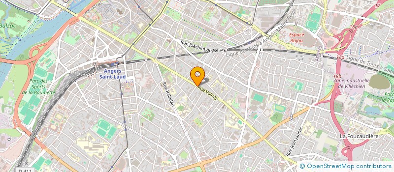 localisation de l'entreprise LAROYO  ANGERS