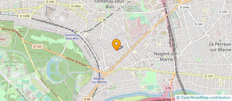 localisation de l'entreprise LAROZE IMMOBILIER à NOGENT-SUR-MARNE