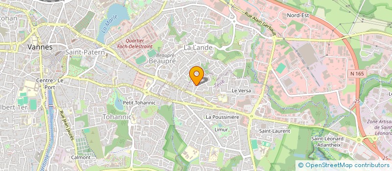 localisation de l'entreprise LAROZE LE PORTZ-MATEL-RABILLER à SENE