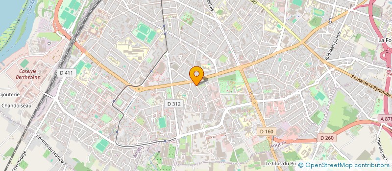 localisation de l'entreprise LARPENT FARGES à ANGERS