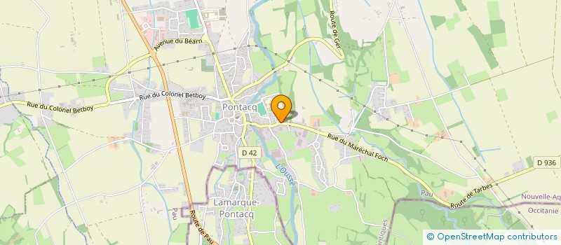 localisation de l'entreprise LARRA PIZZA  PONTACQ