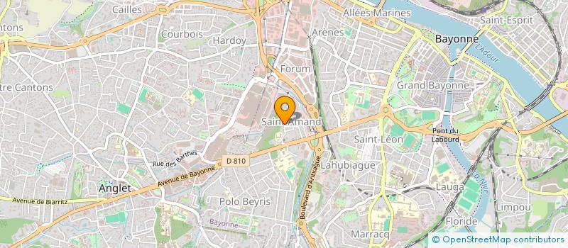 localisation de l'entreprise LARRAGOIEN à BAYONNE