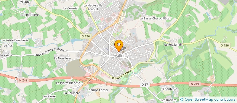 localisation de l'entreprise LARRAILLET B LE GAL C à VALLET