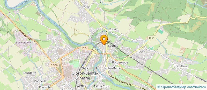 localisation de l'entreprise LARRAILLET MESSIO  OLORON-SAINTE-MARIE