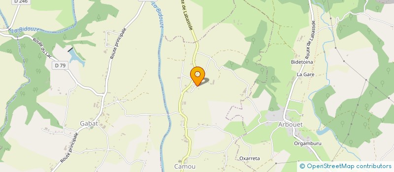localisation de l'entreprise LARRALDE à AICIRITS-CAMOU-SUHAST