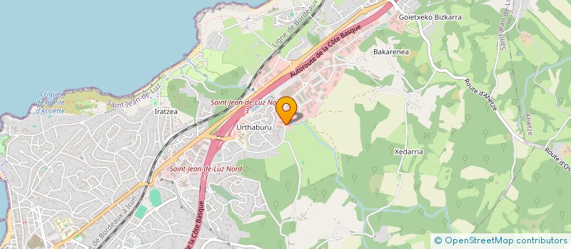 localisation de l'entreprise LARRALDE FAMILY  SAINT-JEAN-DE-LUZ