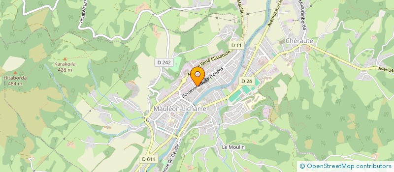 localisation de l'entreprise LARRAMENDY à MAULEON-LICHARRE