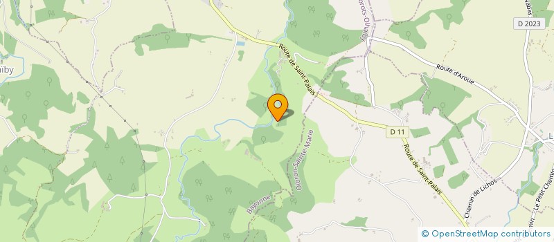 localisation de l'entreprise LARRARTIA  AICIRITS-CAMOU-SUHAST