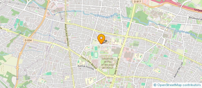 localisation de l'entreprise LARRAZET-NOGUEZ LMNP à PAU