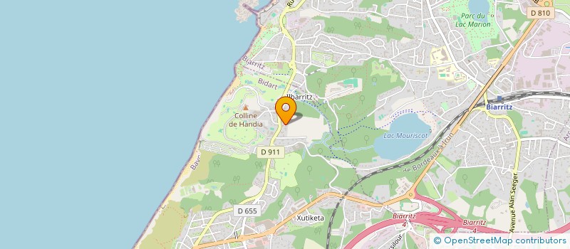 localisation de l'entreprise LARRE à BIDART