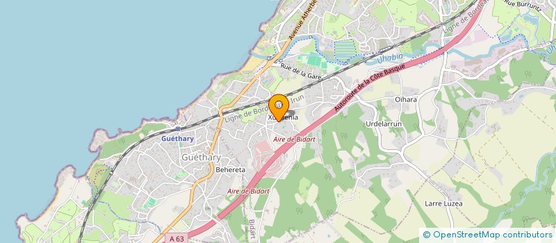 localisation de l'entreprise LARRE GAINA  GUETHARY