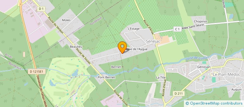 localisation de l'entreprise LARRE INVESTISSEMENT 09 à LE PIAN-MEDOC
