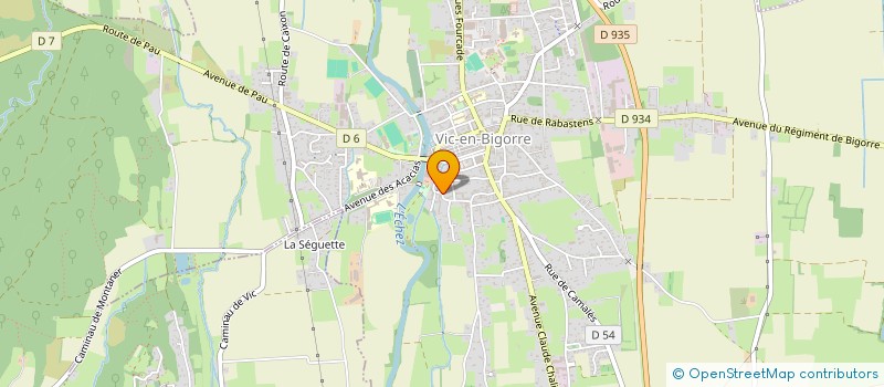 localisation de l'entreprise LARRECHE à VIC-EN-BIGORRE