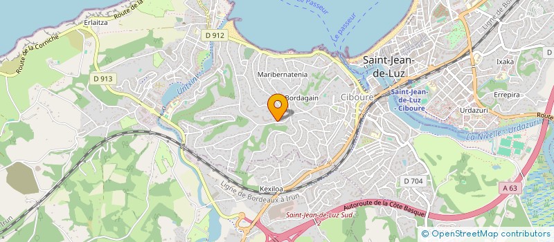 localisation de l'entreprise LARREGARAYA  CIBOURE