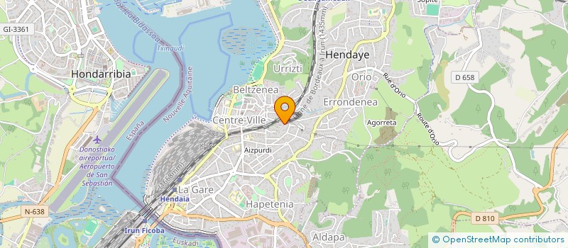 localisation de l'entreprise LARRETCHEKO BORDA  BIRIATOU