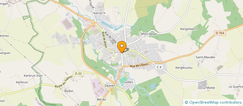 localisation de l'entreprise LARREUR & MERCERON  SIZUN