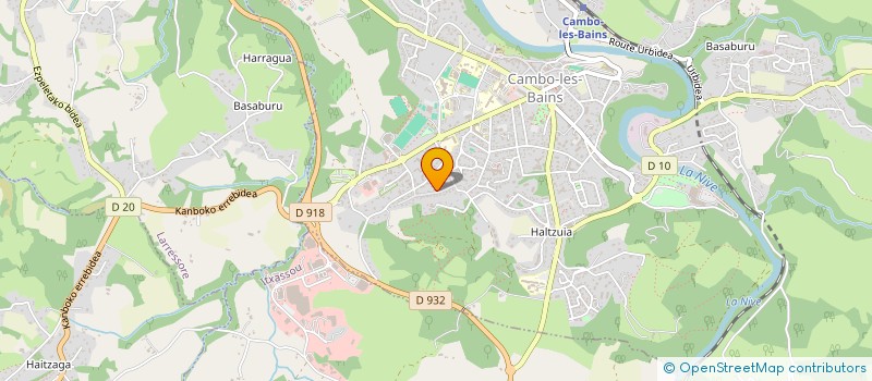 localisation de l'entreprise LARRIA à ITXASSOU