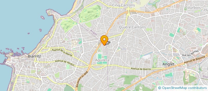 localisation de l'entreprise LARRIBAU à BIARRITZ