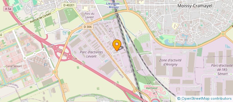 localisation de l'entreprise LARRIBELEC à MOISSY-CRAMAYEL