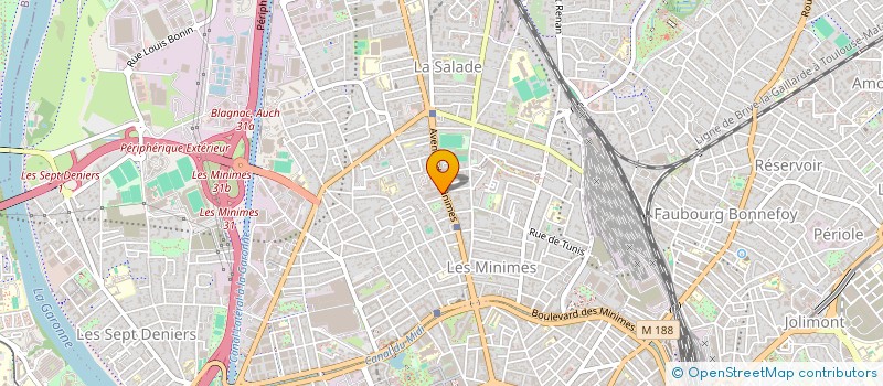 localisation de l'entreprise LARRIBITE à TOULOUSE