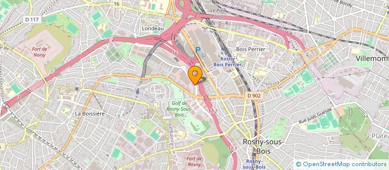 localisation de l'entreprise LARRIERE NETTOYAGE ET MULTISERVICES à ROSNY-SOUS-BOIS