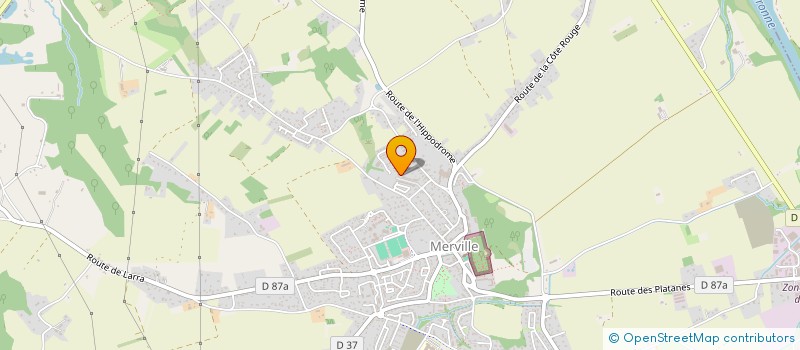 localisation de l'entreprise LARRIEU INVEST  MERVILLE