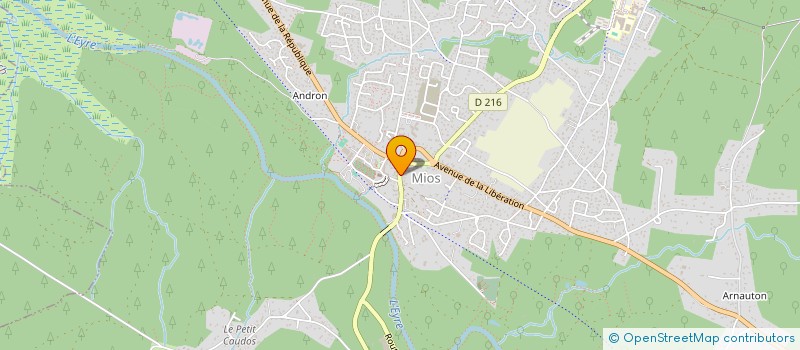 localisation de l'entreprise LARRIEU SARL à MIOS