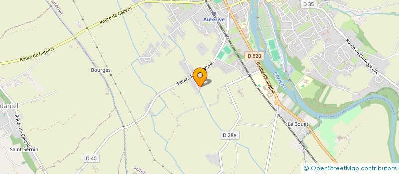 localisation de l'entreprise LARRIEU SOLAIRE  AUTERIVE