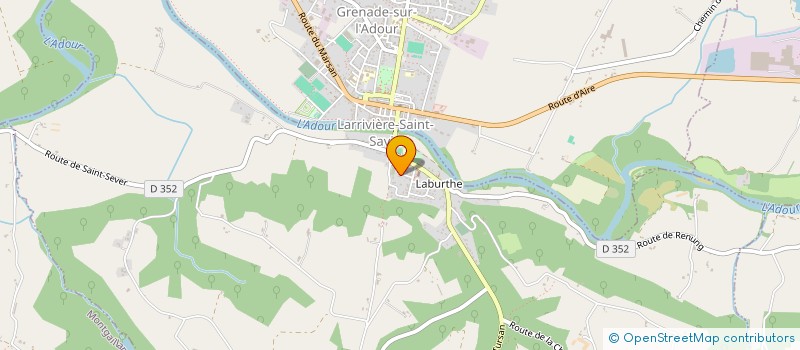 localisation de l'entreprise LARRIV'SONG  LARRIVIERE-SAINT-SAVIN