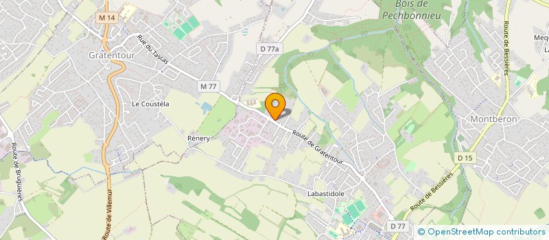 localisation de l'entreprise LARRIVE  PECHBONNIEU