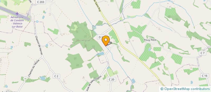 localisation de l'entreprise LARROQUE 16  LARROQUE SUR L'OSSE