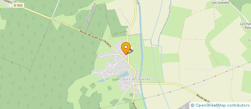 localisation de l'entreprise LARROUMETS S&C  MARSEILLES-LES-AUBIGNY