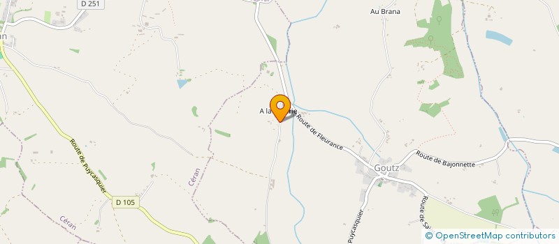 localisation de l'entreprise LARROUMIOUAC  LA SAUVETAT